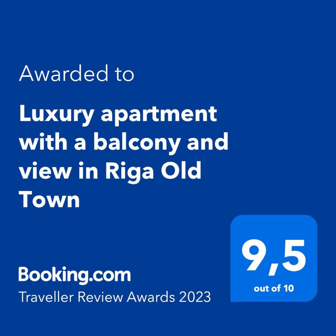 Luxury Apartment With A Balcony And View In Riga Old Town Eksteriør bilde